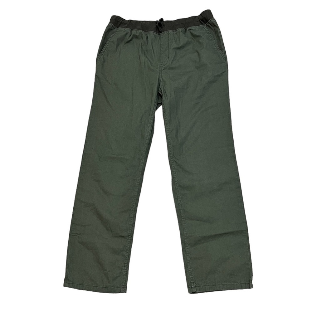 Old Navy Relaxed Cotton Rib-Knit Waist Pants for Boys XL Husky Green
